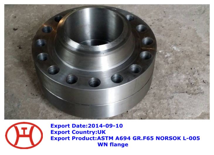 ASTM A694 F65 NORSOK L-005 WN Фланець