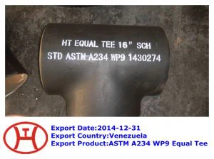 ASTM A 234 WP 9 Рівний трійник